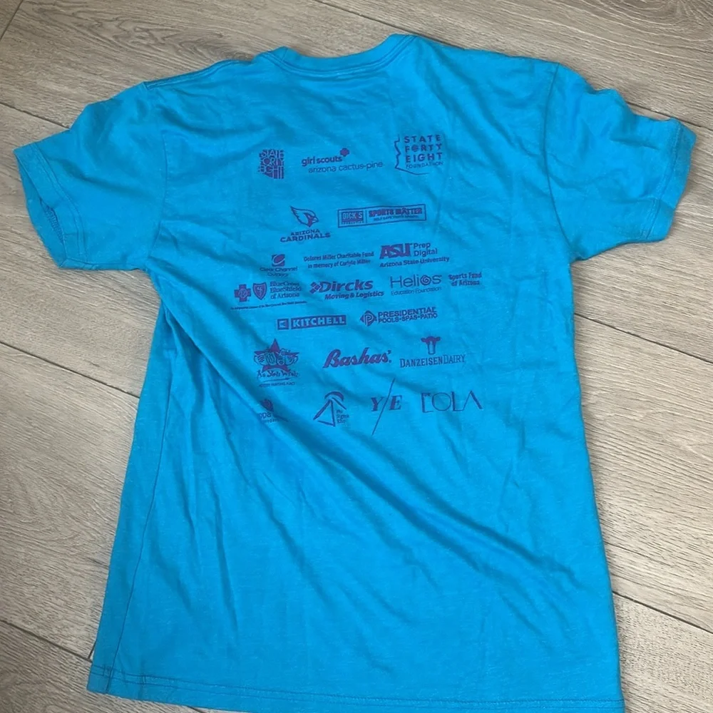 State forty eight- AZ 5K Kids Graphic Tees - Blue and Mint - Picture 4 of 7